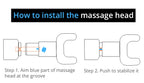 Rechargeable Massage Gun | Deep Tissue Massager | Portable Body Massage Device for Muscle Recovery & Relaxation