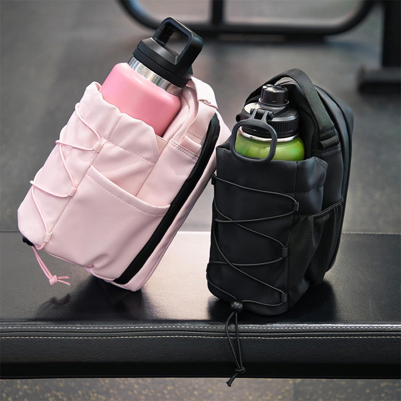 Portable Water Bottle Holder Bag | Insulated Sports Bottle Carrier with Adjustable Strap for Gym, Hiking & Travel