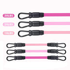 SH Fitness Glute & Leg Resistance Band Set | Adjustable Ankle Strap Training Kit