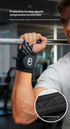 Professional Weightlifting Wrist Wraps | Heavy-Duty Wrist Support for Bench Press, Deadlifts & Strength Training
