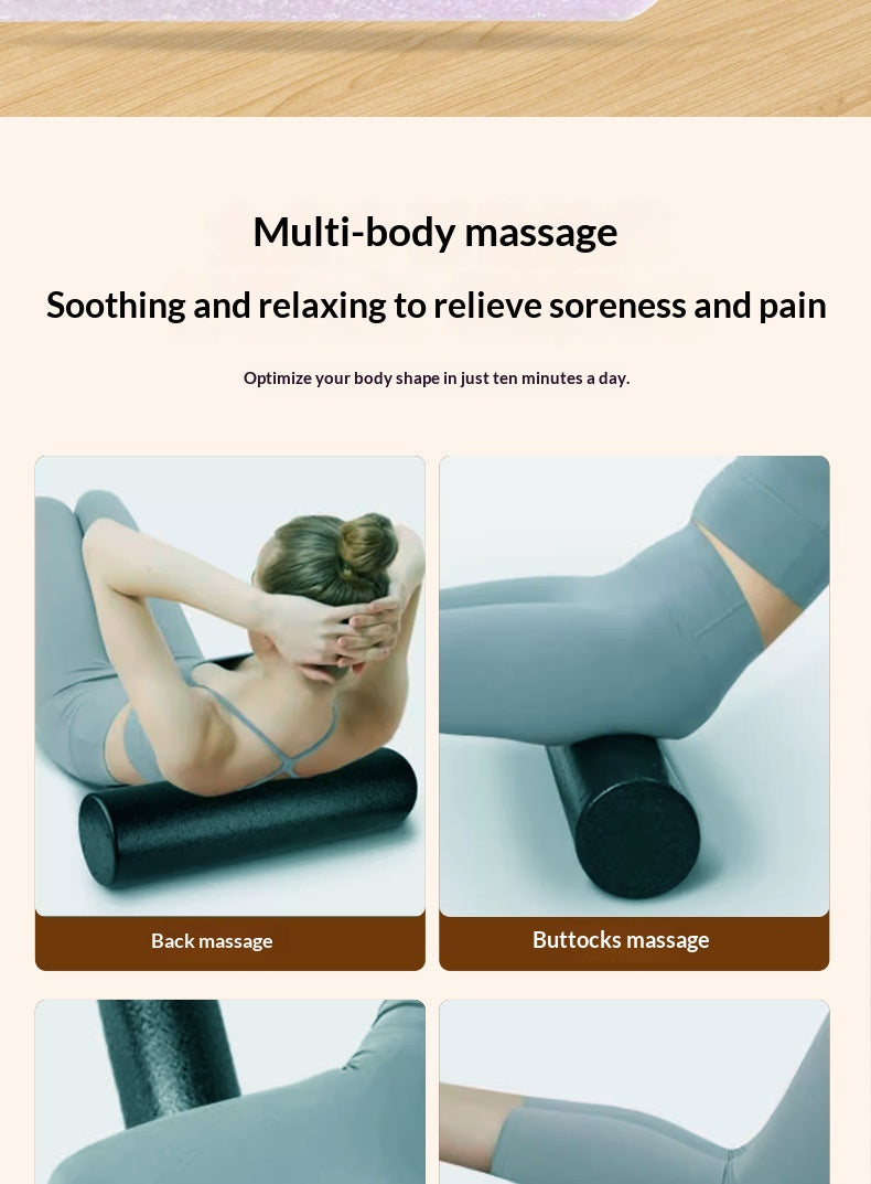 Yoga Foam Roller | Muscle Relaxation & Deep Tissue Massage Tool for Fitness Recovery